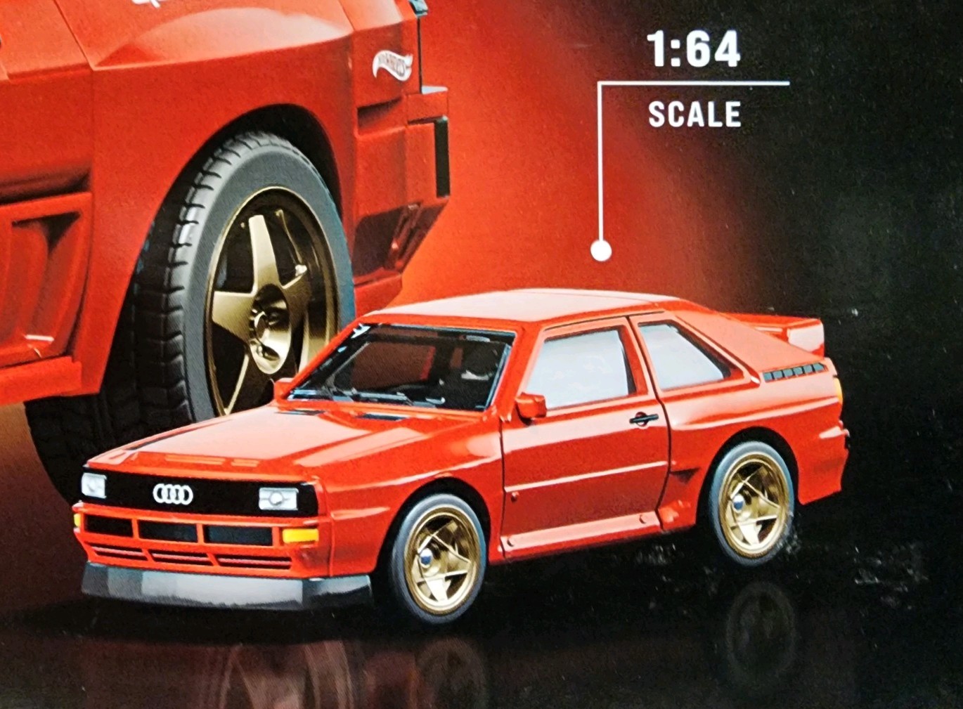 2026 Mattel Brick Shop Hot Wheels ’84 Audi Sport Quattro 864 Piece Building Set