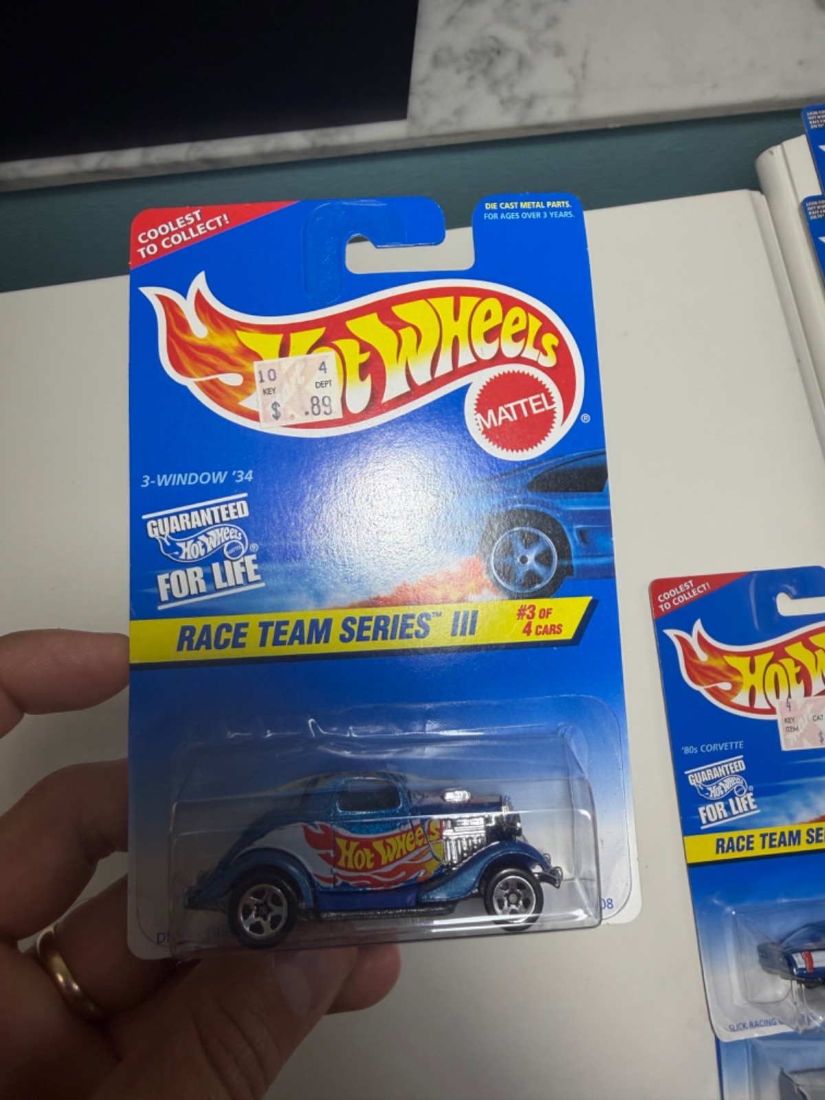 1997 Hot Wheels – Race team series III #1-4 Brand New Unopened