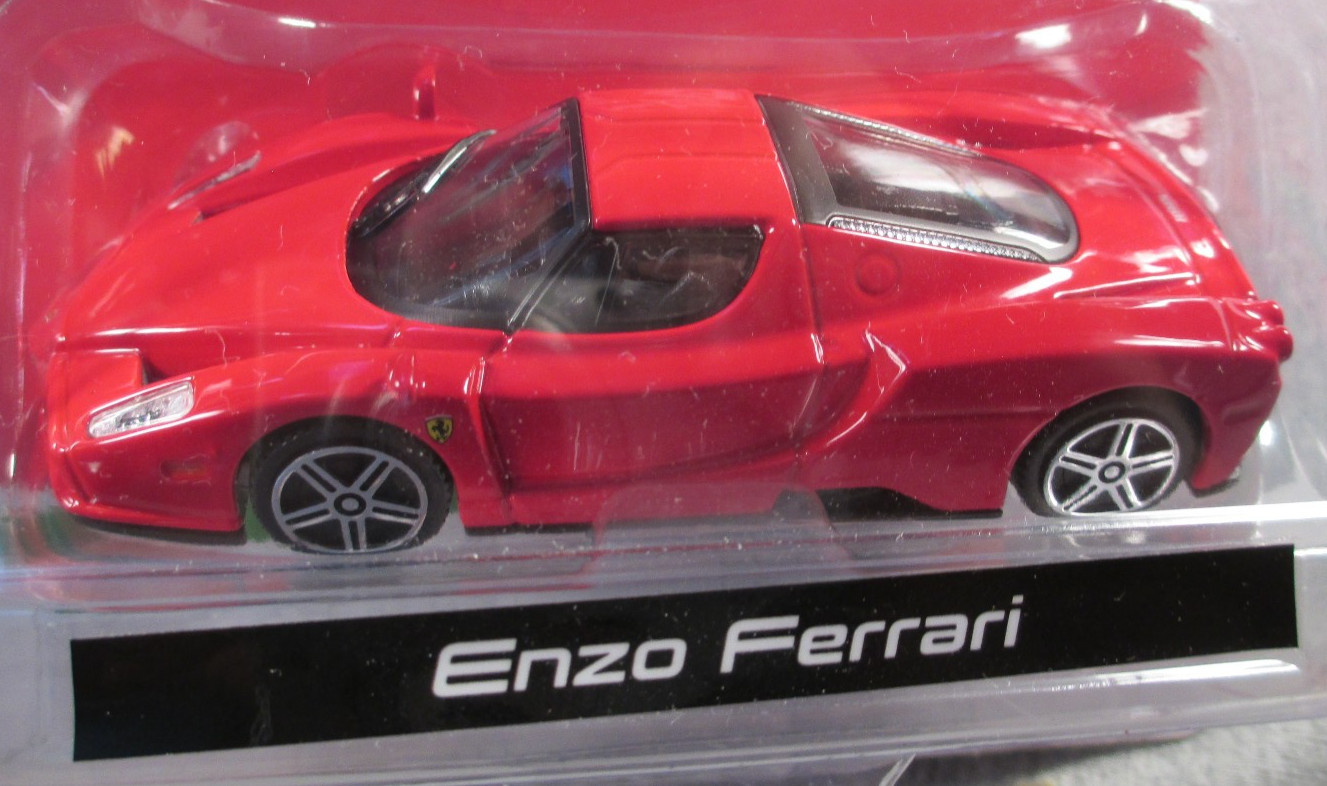 Red Enzo Ferrari (1/43 scale) – Sealed – Burago Race + Play