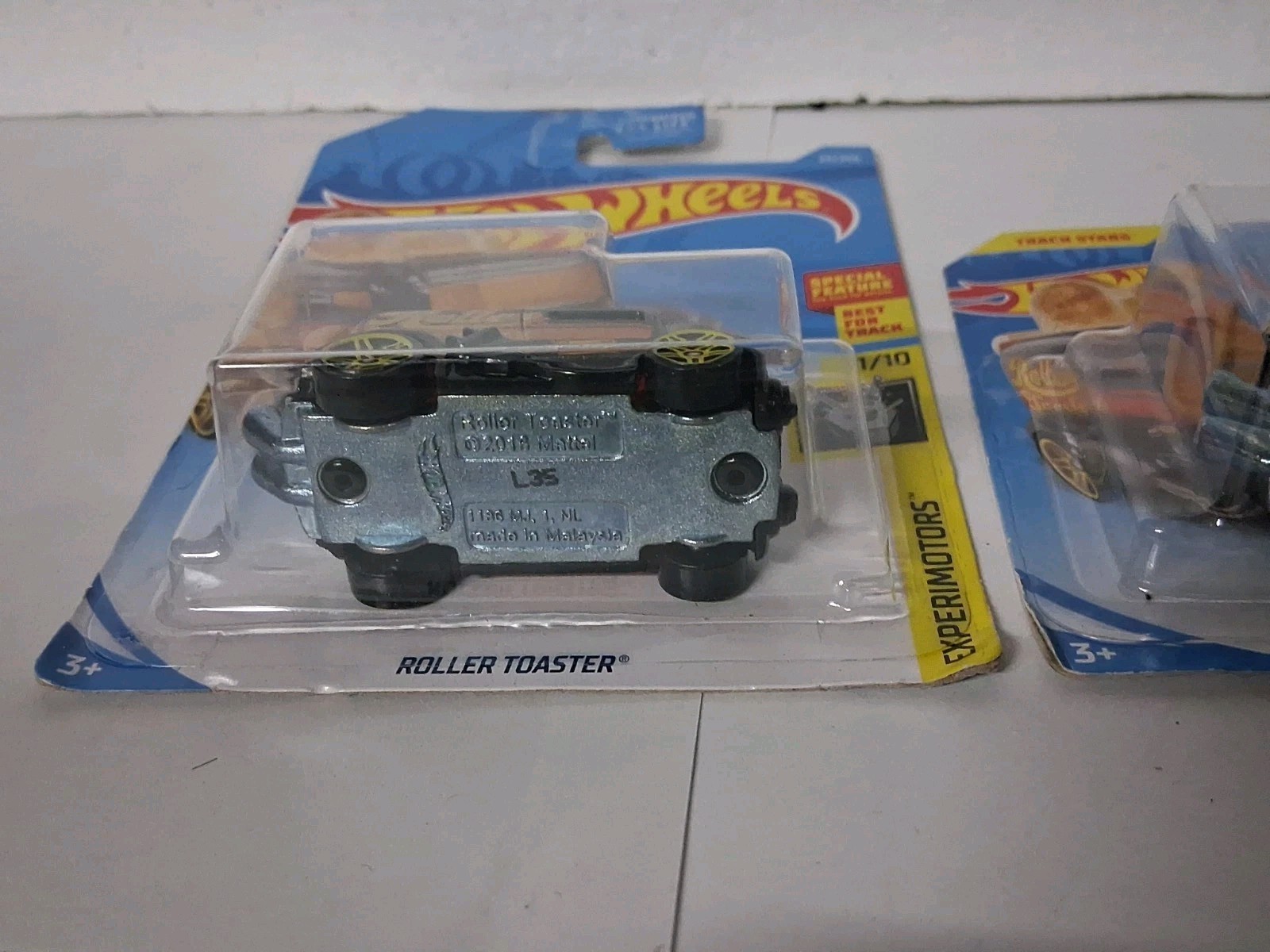 2018 Hotwheels Roller Toaster Lot Of 3 (Soft Corners On Cards)