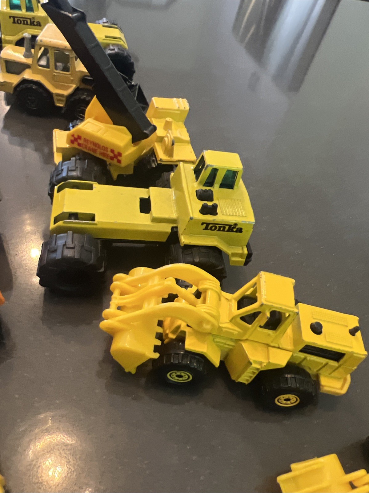 Lot Of Construction Diecast & Plastic Mixed Brands And Models See Description