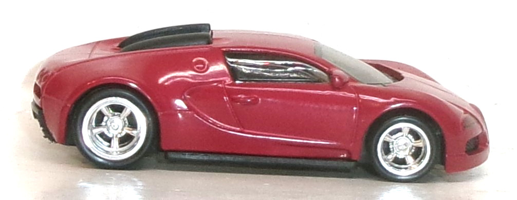 LOOSE 2025 HOT WHEELS 1:64 RED BUGATTI VEYRON WHEEL SWAP REAL RIDERS