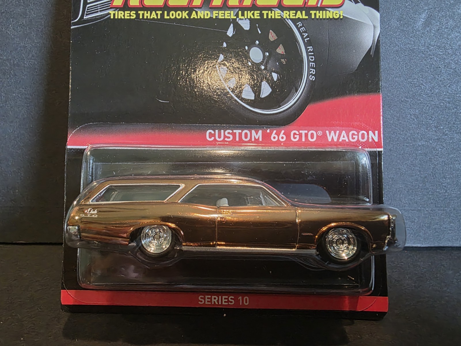 Hot Wheels 2011 RLC Exclusive Real Riders Custom 66 GTO Wagon Copper #2536/4000