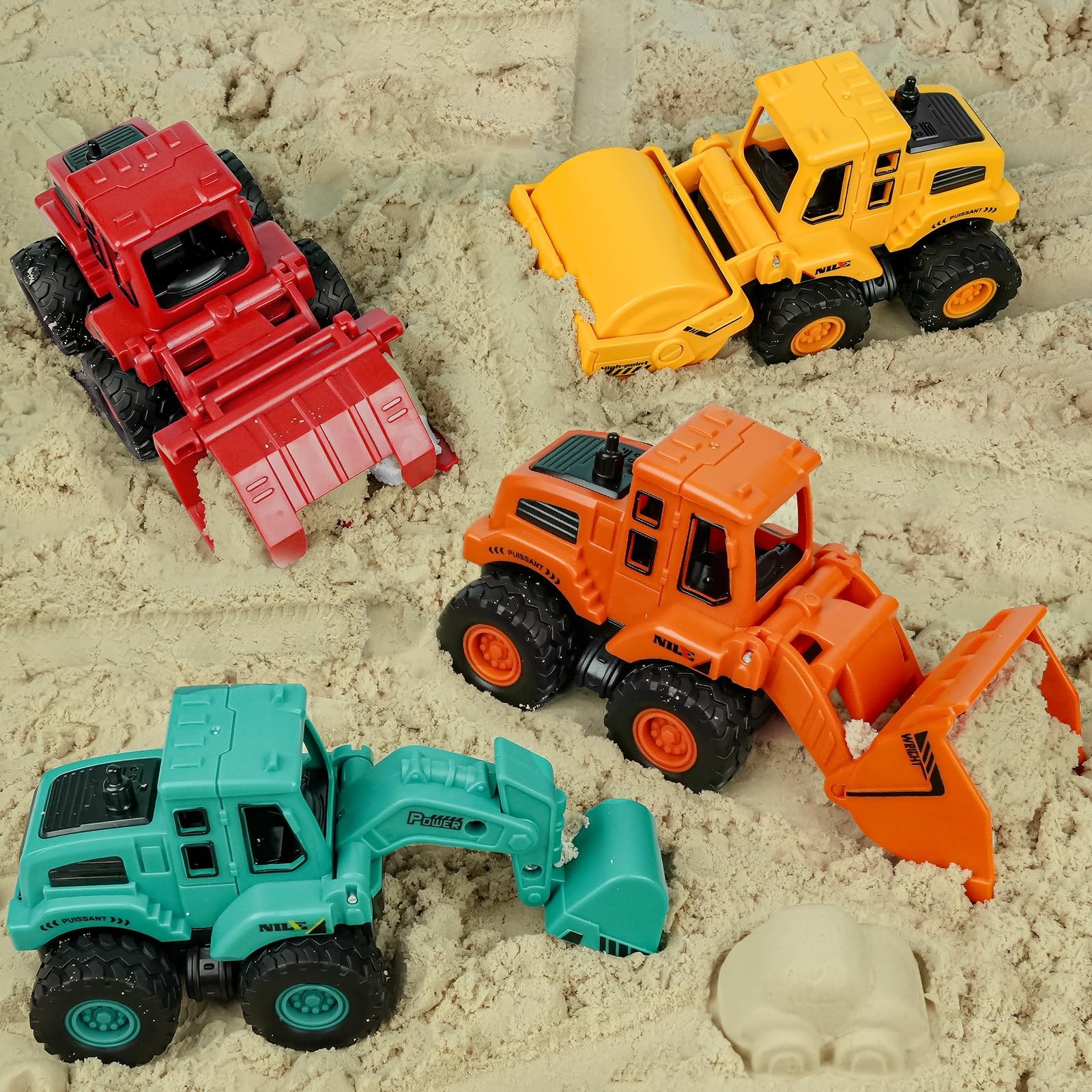 Construction Toys for 3 Years Old Boys Girls Kids Friction Powered Construction