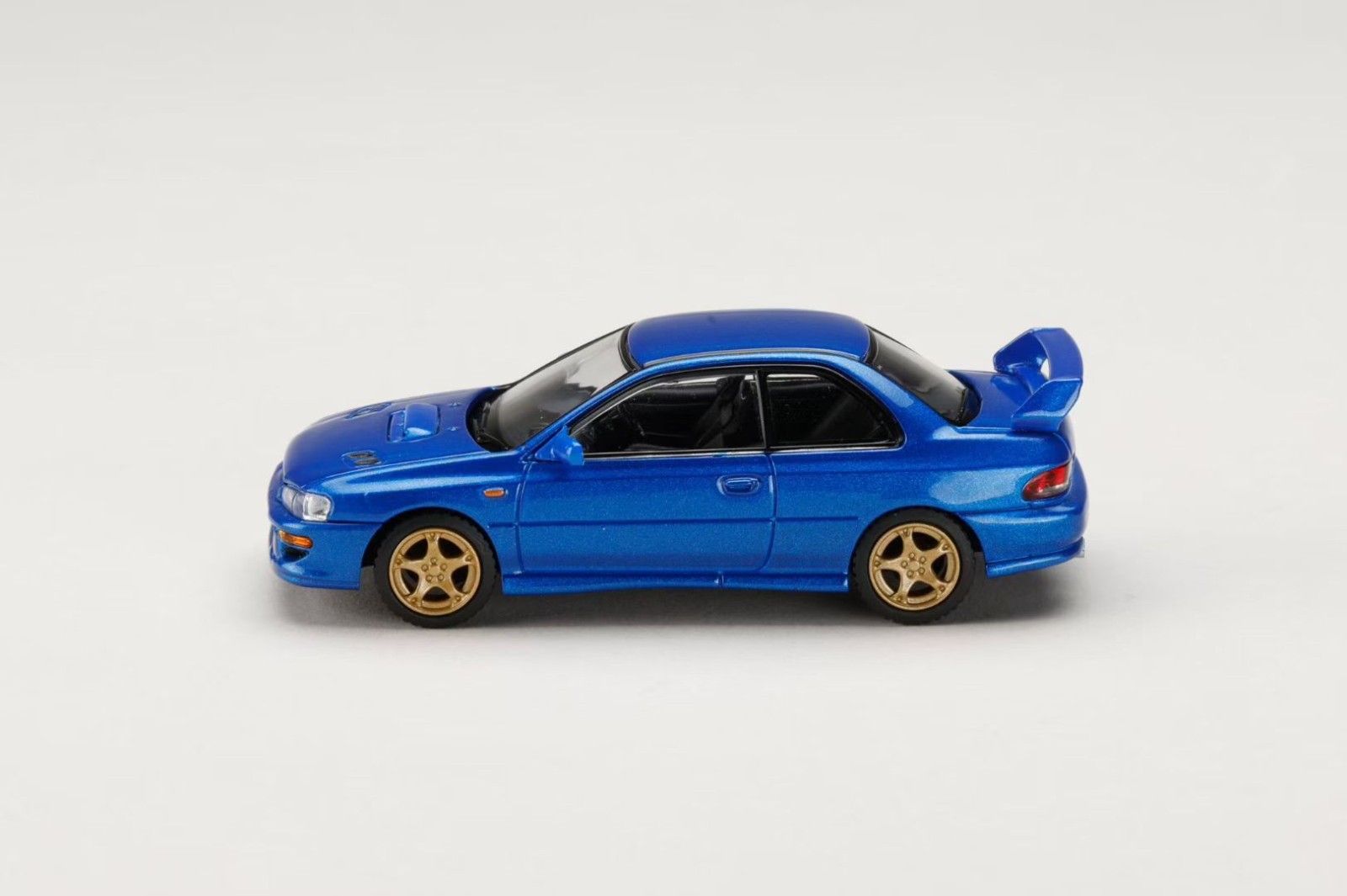 Hobby Japan 1/64 Subaru Impreza WRX Type R STi Blue Diecast Car Model