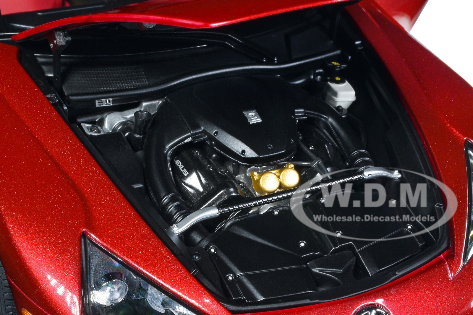LEXUS LFA PEARL RED METALLIC 1/18 MODEL CAR BY AUTOART 78853