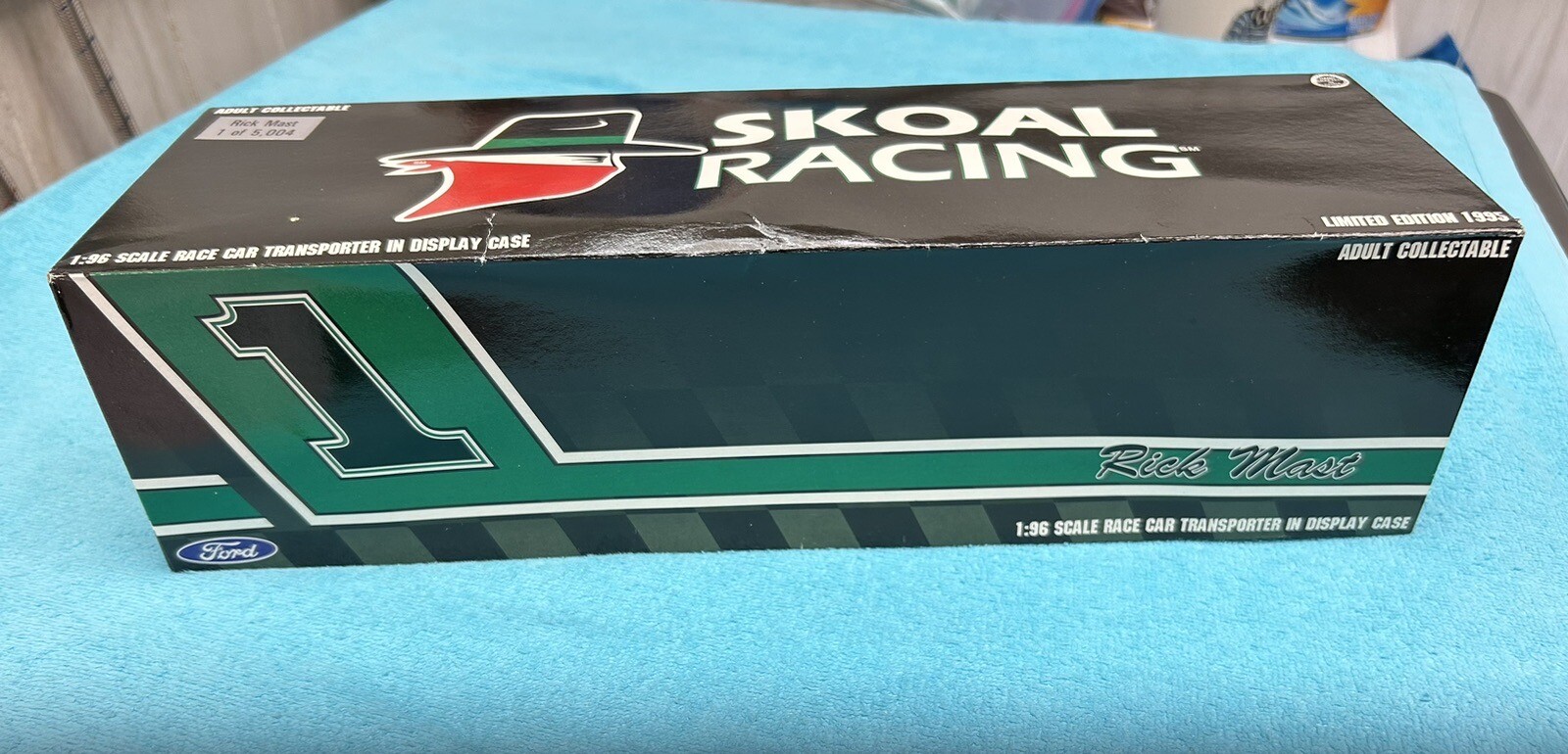 RICK MAST ACTION SKOAL RACING RACE CAR TRANSPORTER 1:96 SCALE ADULT COLLECTABLE