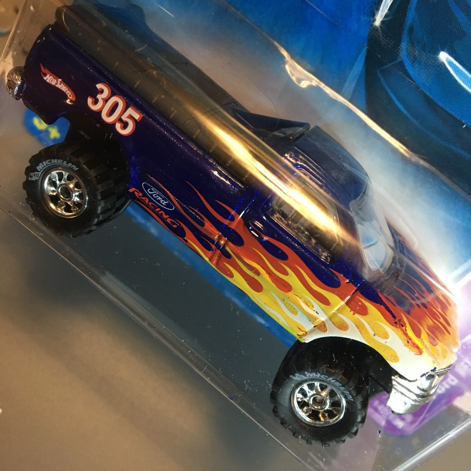 Hot Wheels Team Ford Racing F-150 Pickup CUSTOM Super Real Riders Wheel Swap