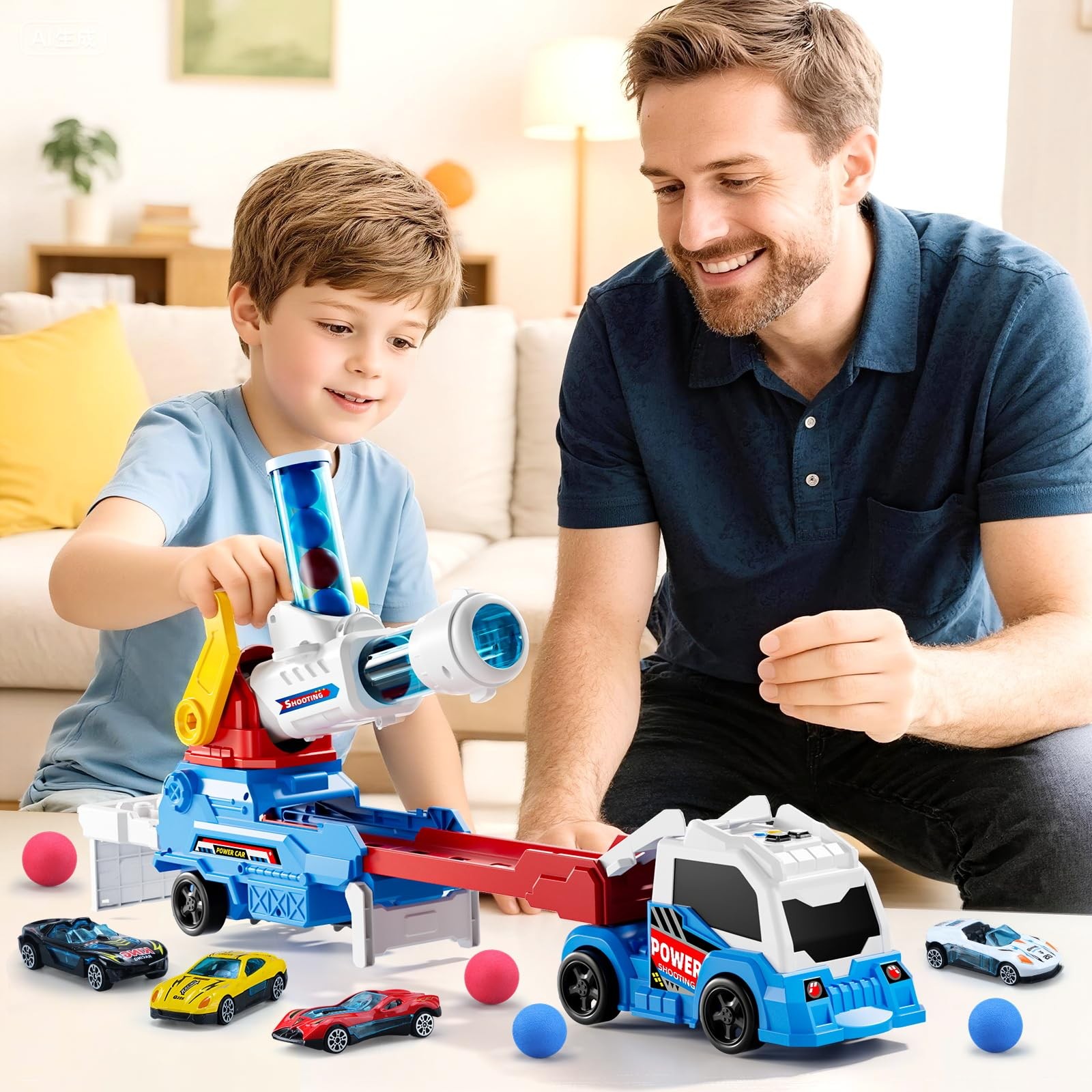 Boy Toys Age 3 4 5 6 Year Old Boy Gifts for Kids Gifts Toy Trucks with Light …
