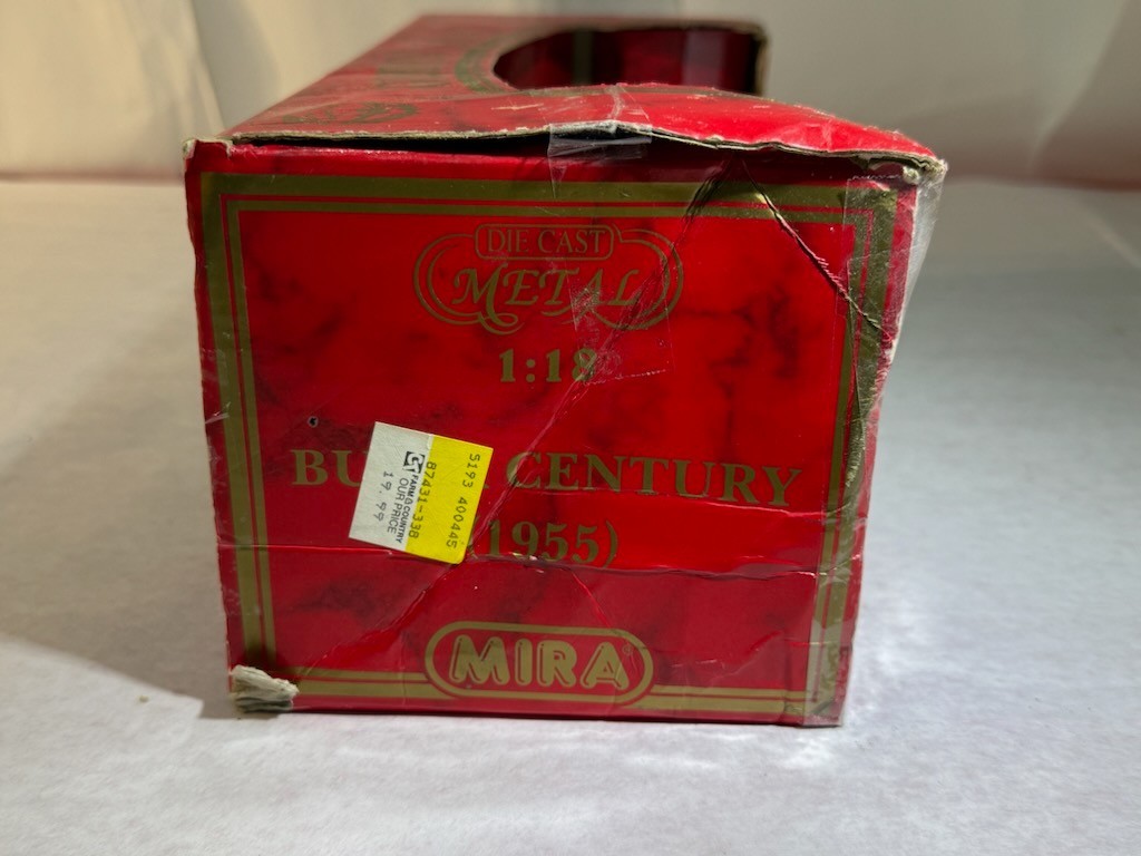 MIRA, Golden Line Collection, 1955 Buick Century Convertible Car, 1:18, NIB