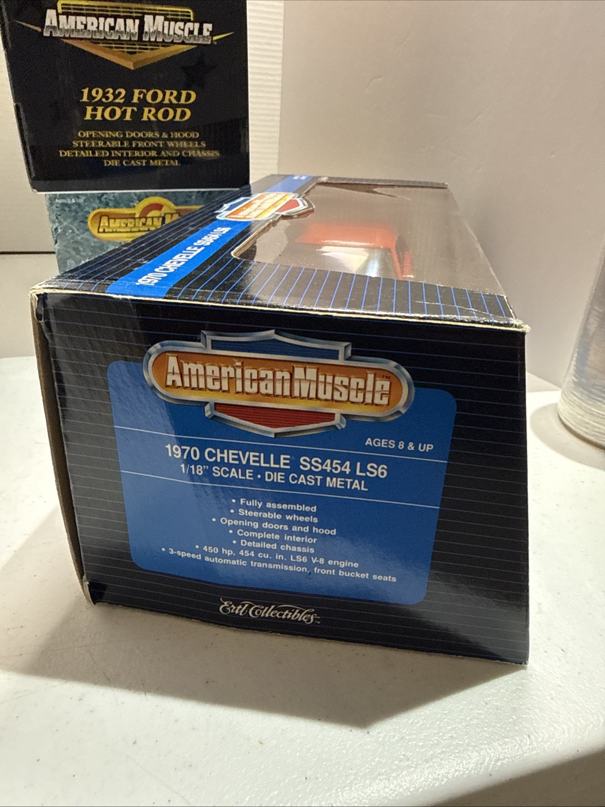 Ertl American Muscle 1970 Chevelle SS454 LS6 1/18 ORANGE