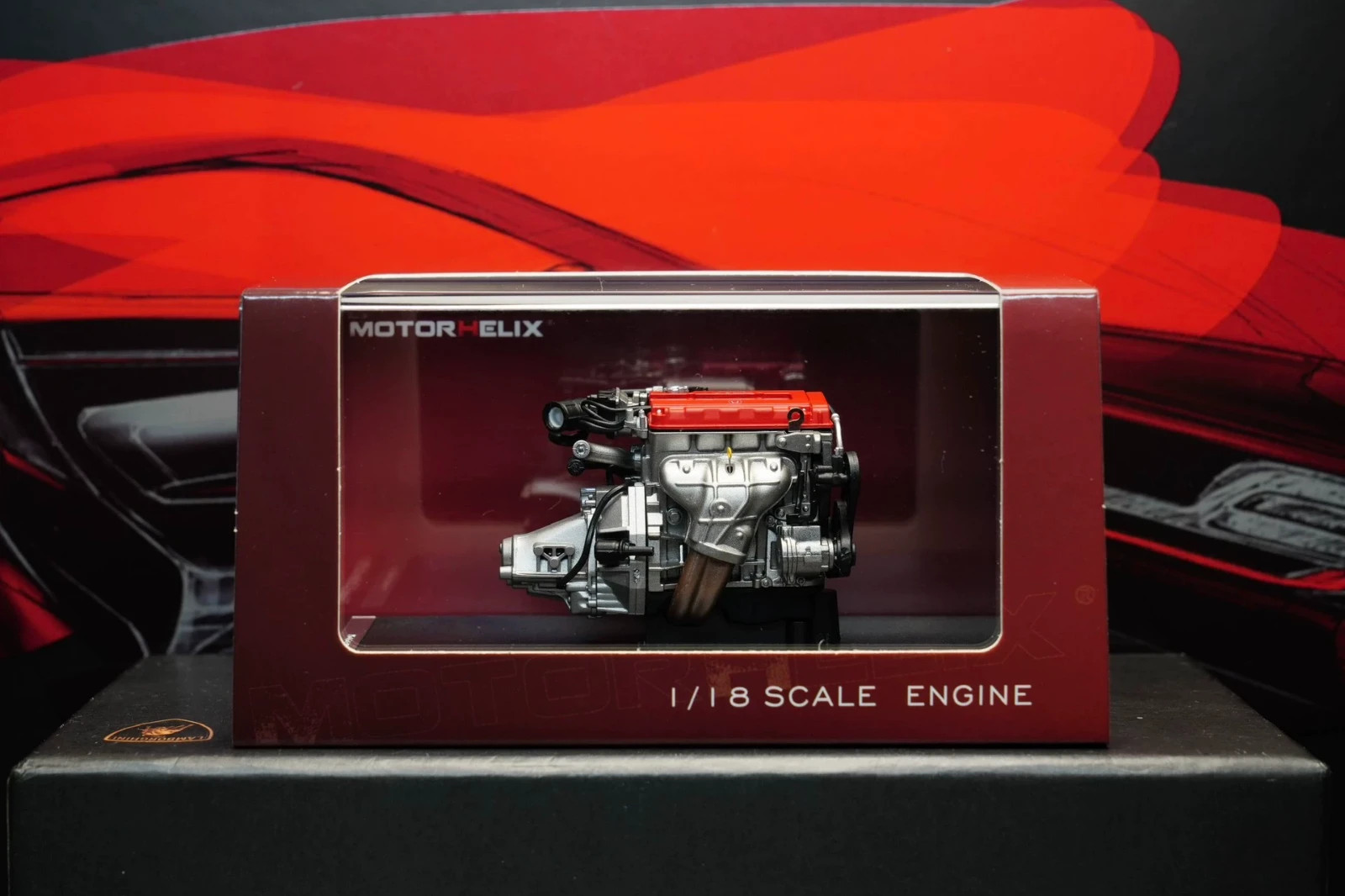 Motorhelix 1/18 Honda Engine Model Display Diecast B Series F Series K20C