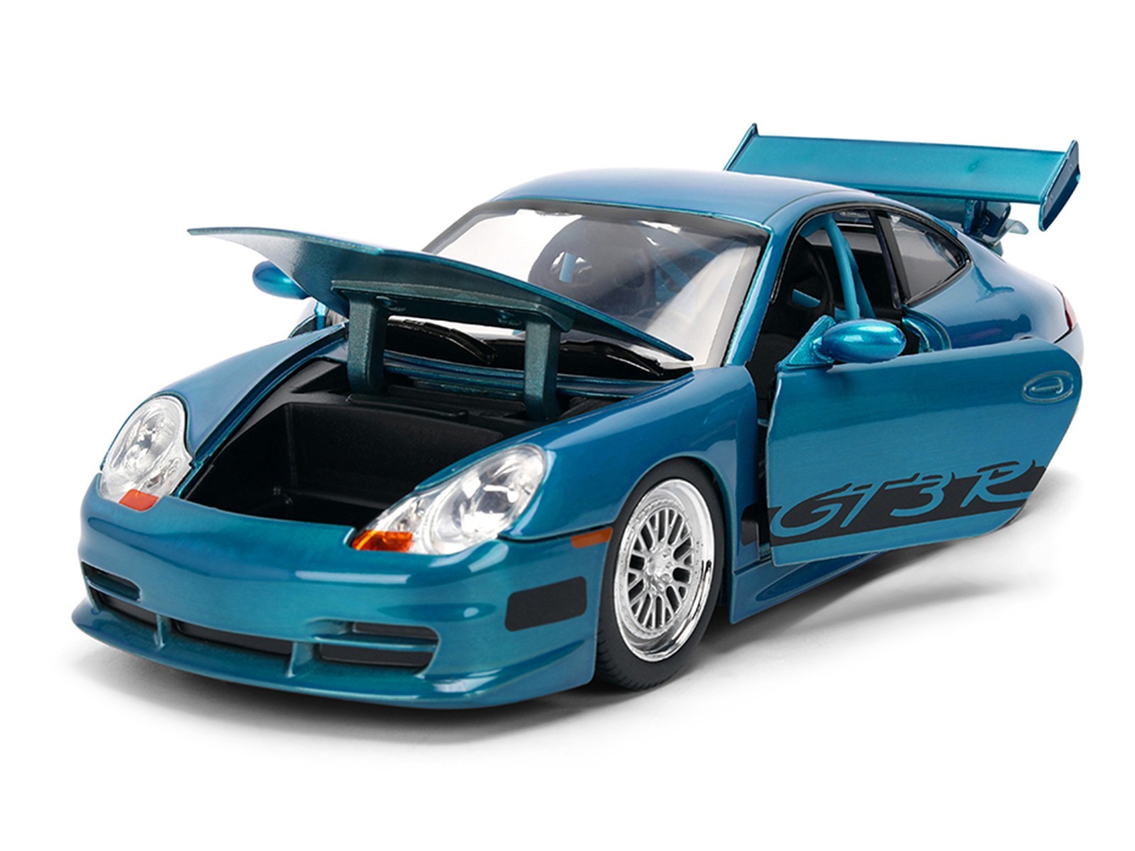PORSCHE 911 GT3 RS 996 COLOR BRUSH “FAST & FURIOUS 25 YEARS” 1/24 BY JADA 37819