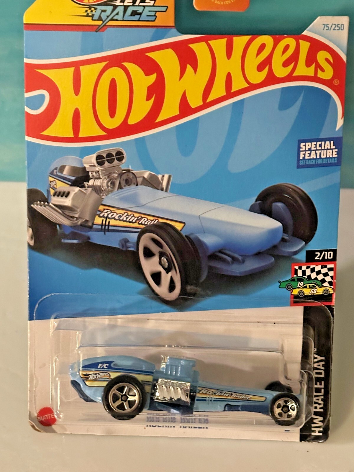 Hot Wheels Special Feature Rockin Railer Dragster HW Race Day Factory Sealed