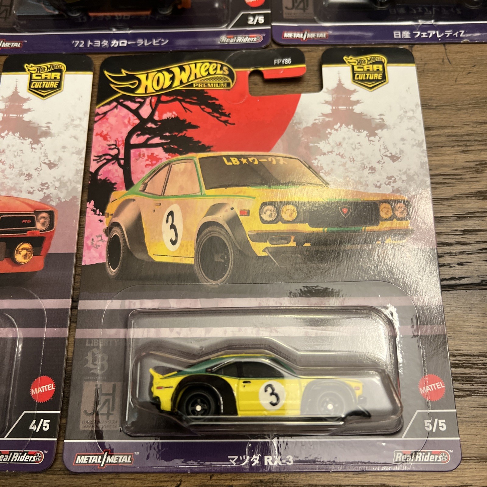 Hot Wheels Car Culture Japanese Cars Set 1-5