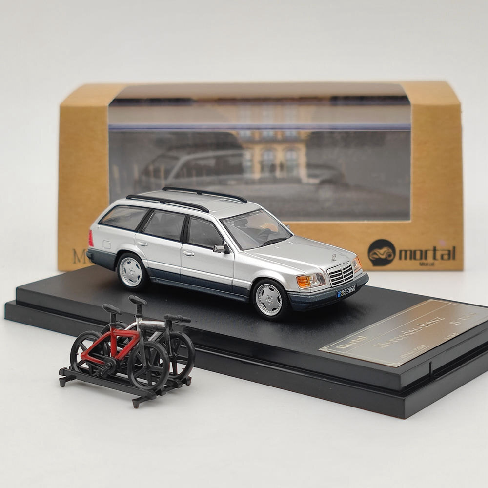 1/64 Mortal Mercedes-Benz S124 Travel Edition Diecast Toy Models Collection Gift