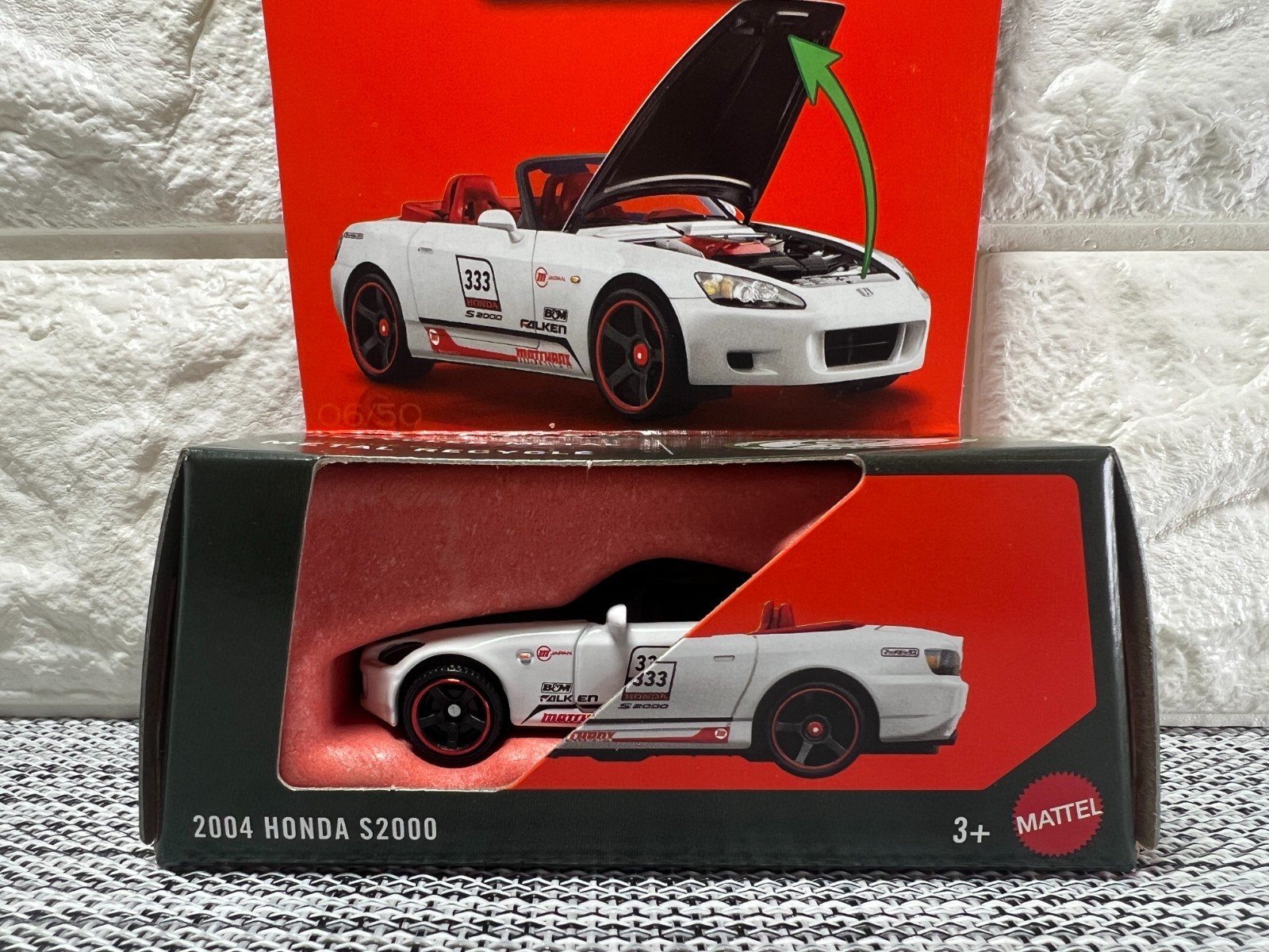 Matchbox Moving Parts 2004 Honda S2000 06/50 White