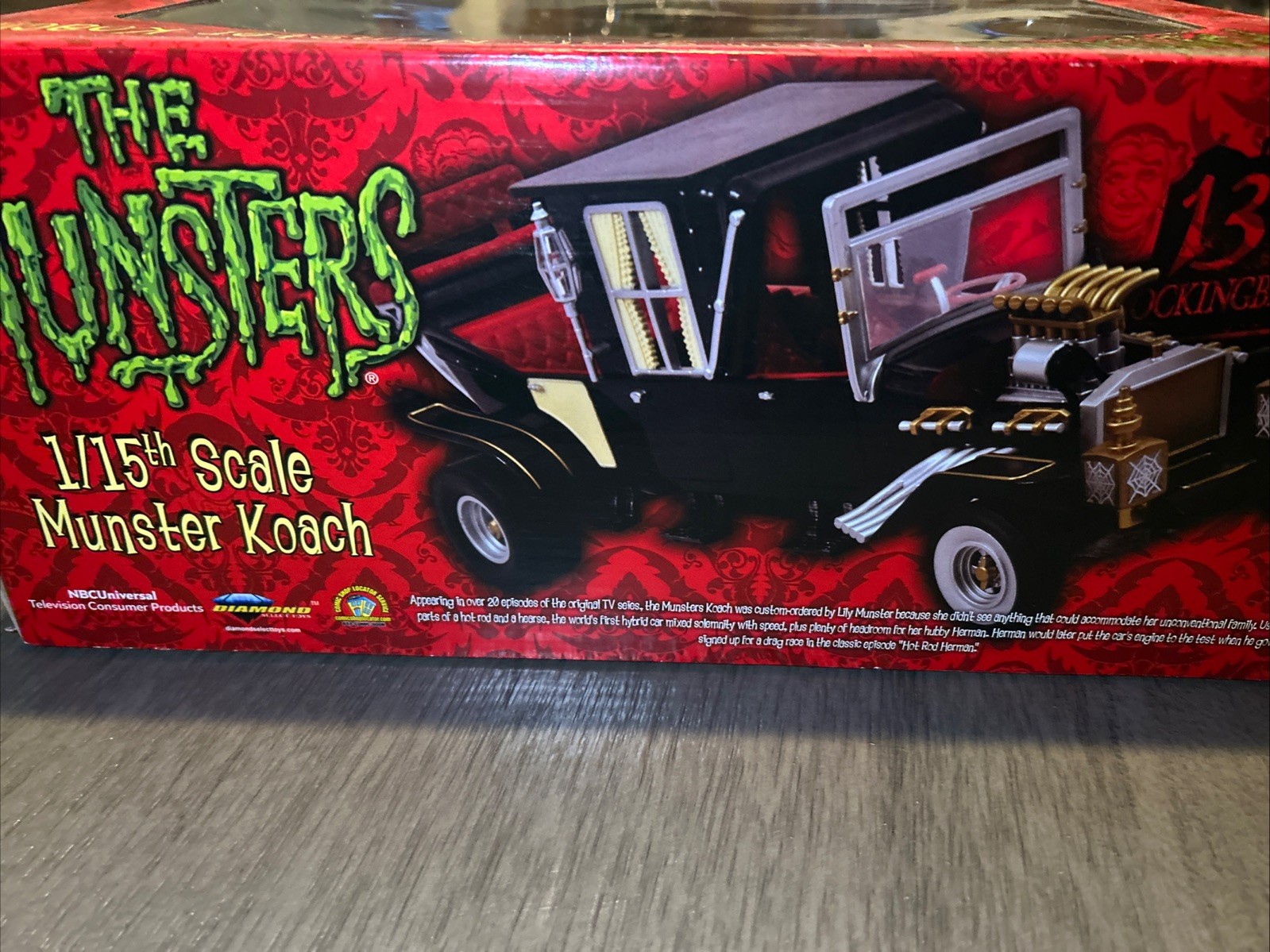 2012 Diamond The Munsters 1/15th Scale Munster Koach Electronic Sounds