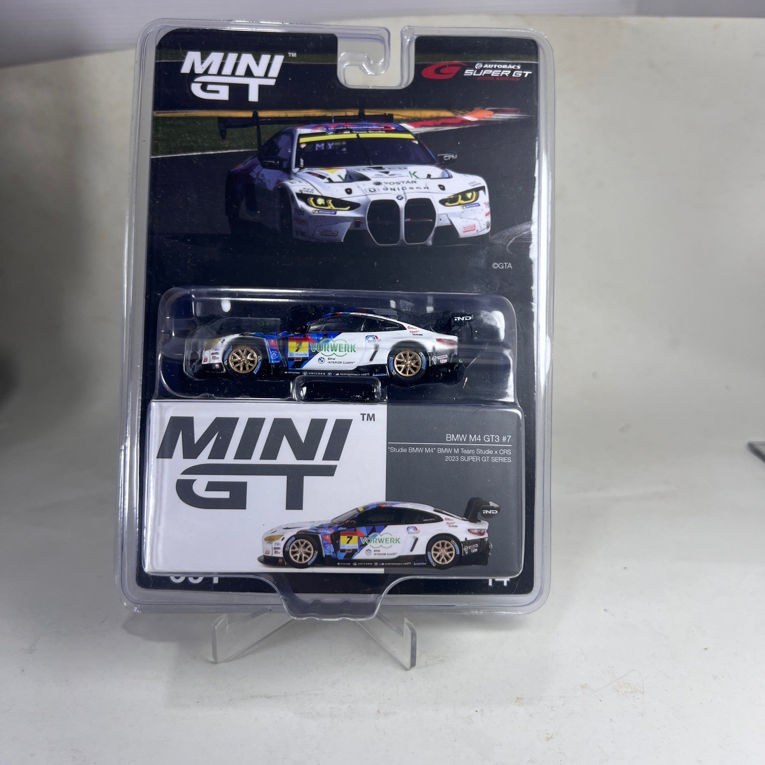 1/64 TSM Mini GT BMW M4 GT3 #7 Team Studie X CRS 2023 Super GT MGT00691-L