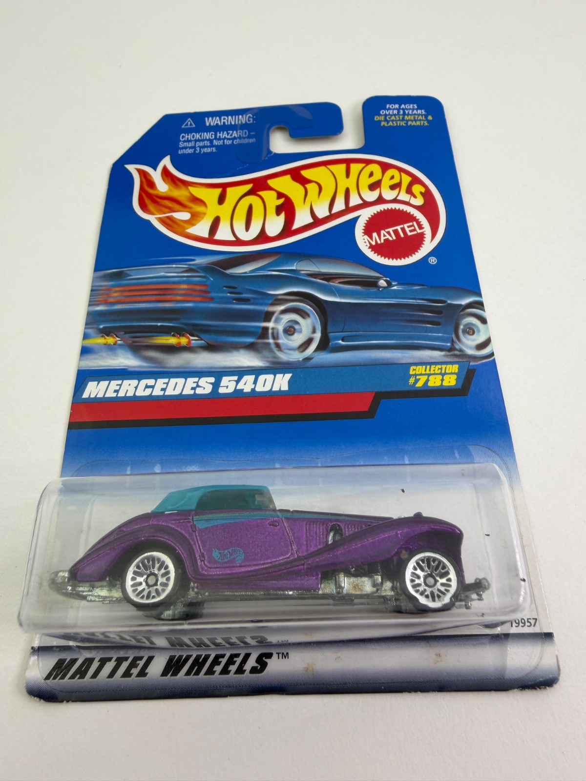 Hot Wheels Mercedes 540K Collector No 788 Blue & Purple