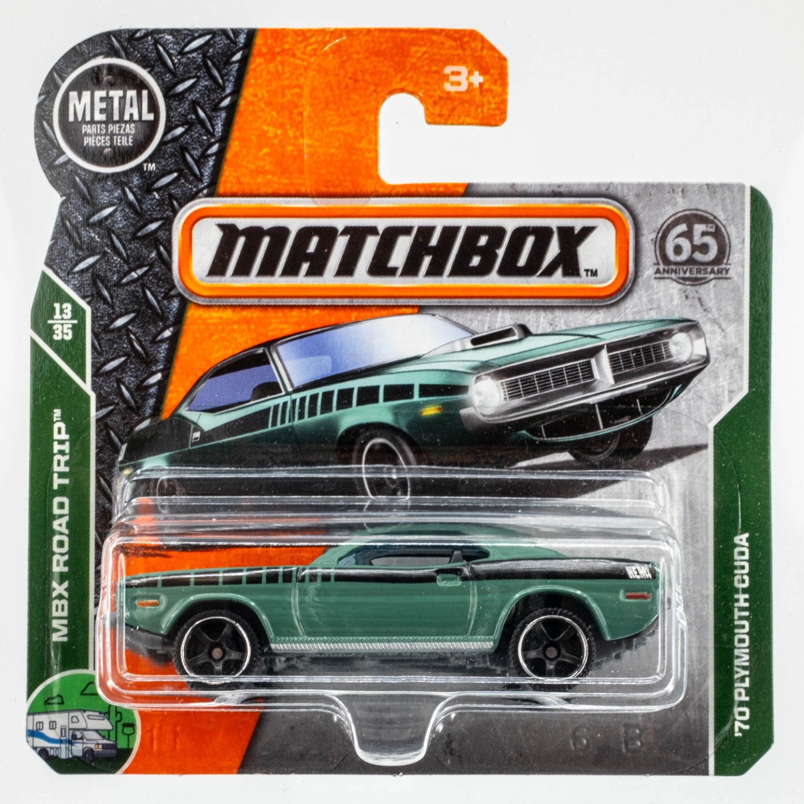2018 Matchbox #19 ’70 Plymouth Cuda IVY GREEN | FSSC