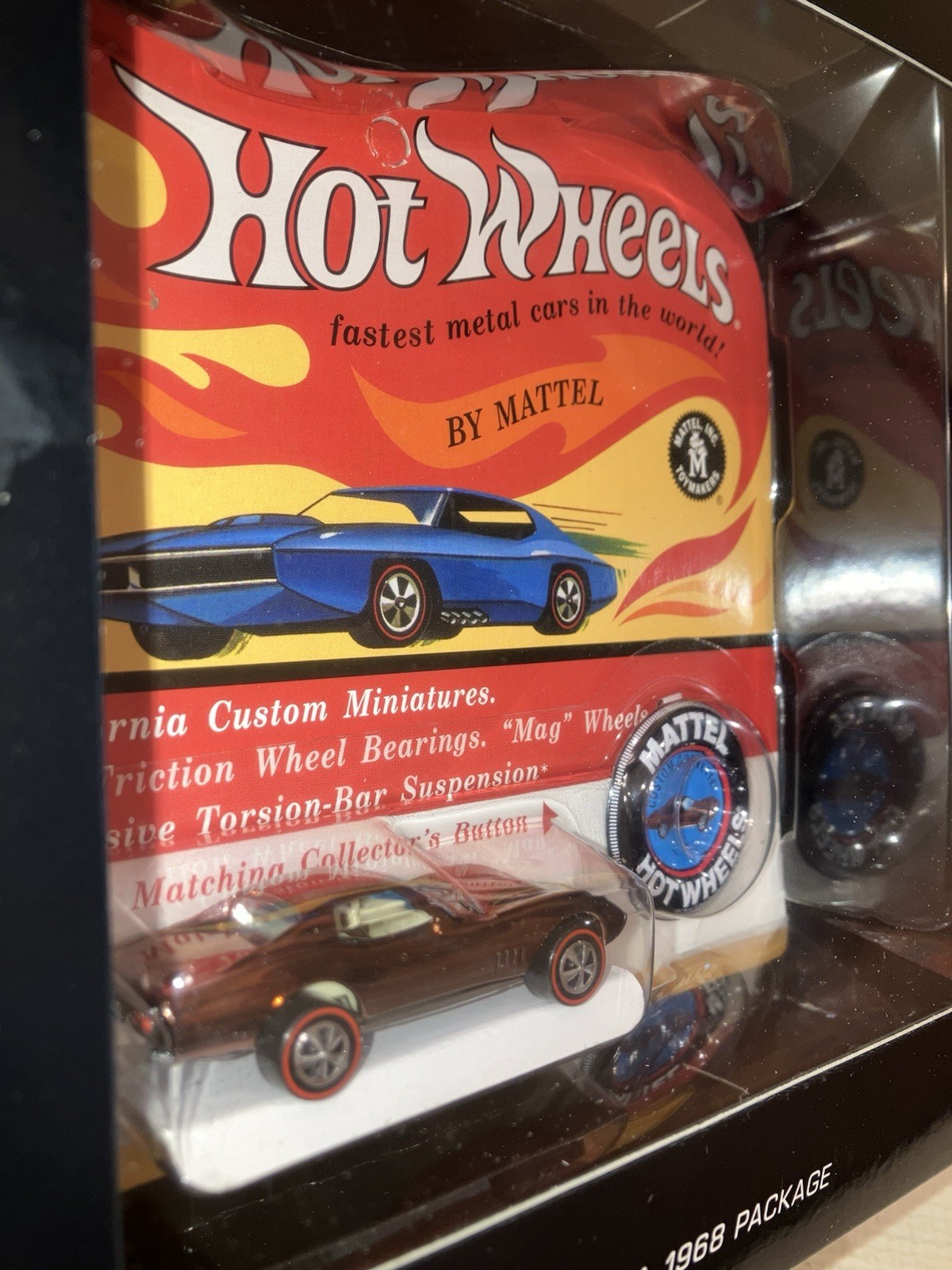 Hot Wheels Redline CUSTOM CORVETTE, Mint In Box, RLC Original 16, 2/6000 SWEET!