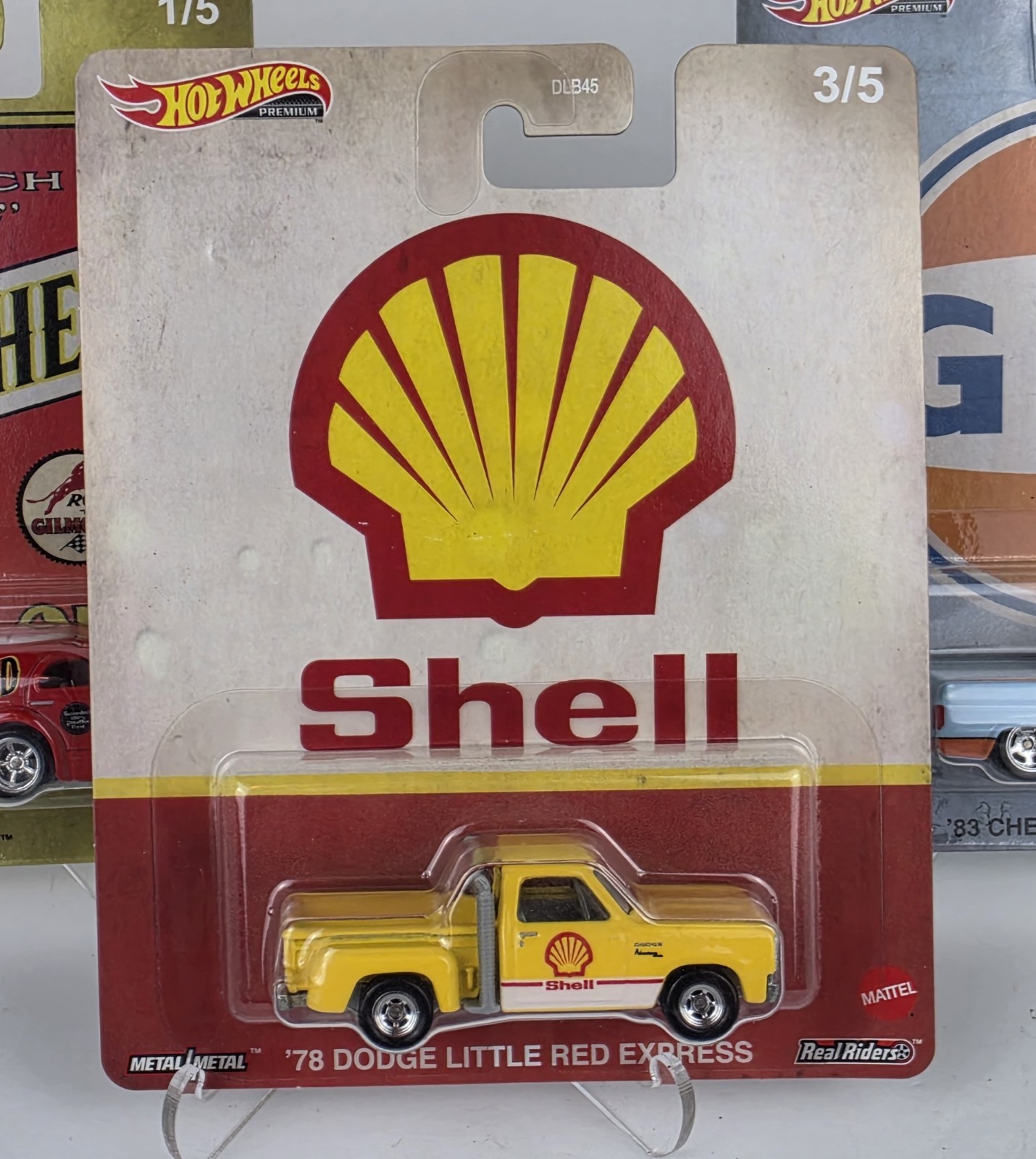 2020 Hot Wheels Premium Pop Culture Vintage Oil Set of 5 Gulf Chevy Silverado