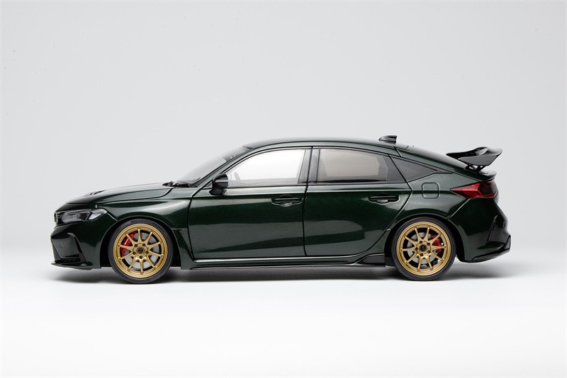 Motorhelix 1/18 Honda Civic Type R FL5 Model Car Customized Dark green/Magic