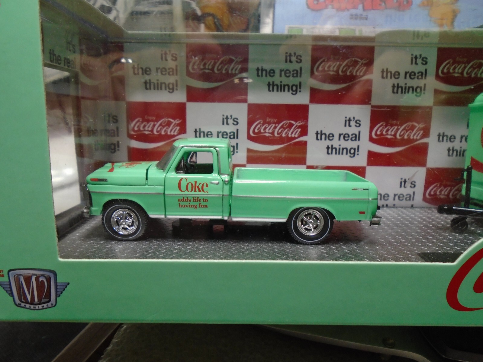 M2 Machines Coca-Cola 1969 Ford F-250 Ranger Truck & 1949 Mercury Custom