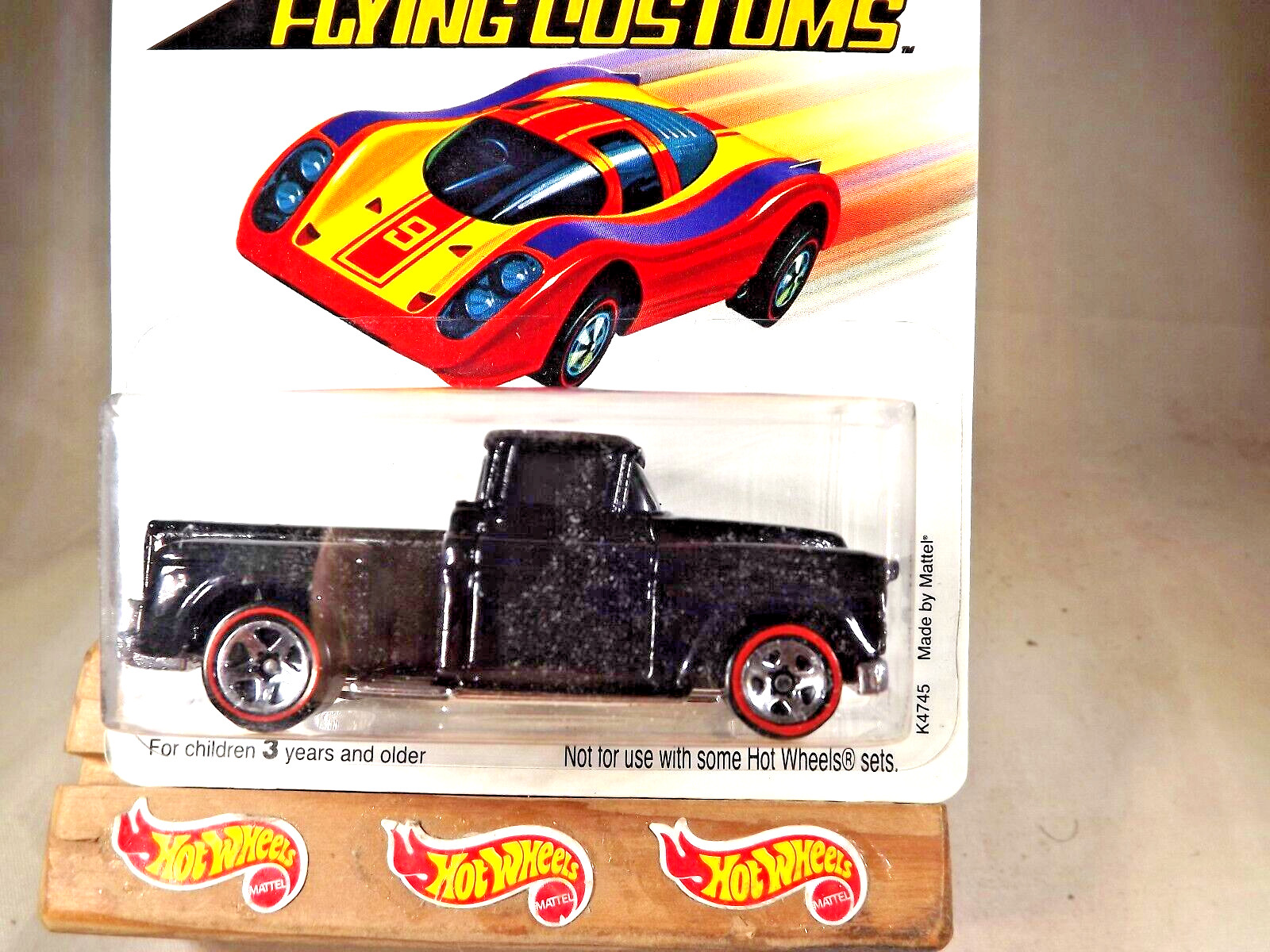 2006 Hot Wheels Target Flying Customs Series ’56 FLASHSIDER Black w/RL Chrome5Sp