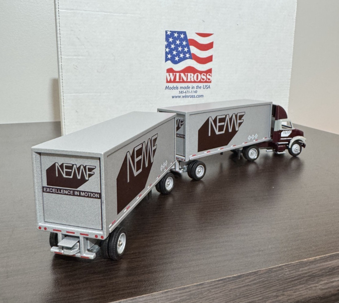 NEMF New England Motor Freight Doubles 2003 Winross Truck I81/S