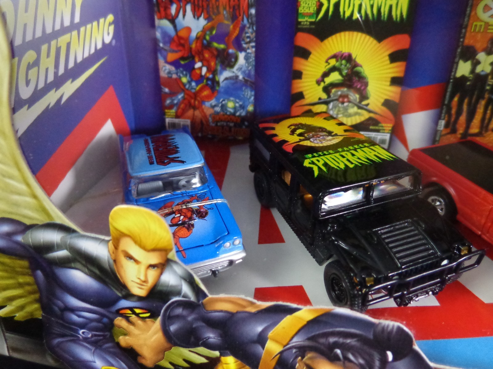 Marvel Johnny Lightning Marvel 4 Car Box Set 1:64 Scale Die-Cast