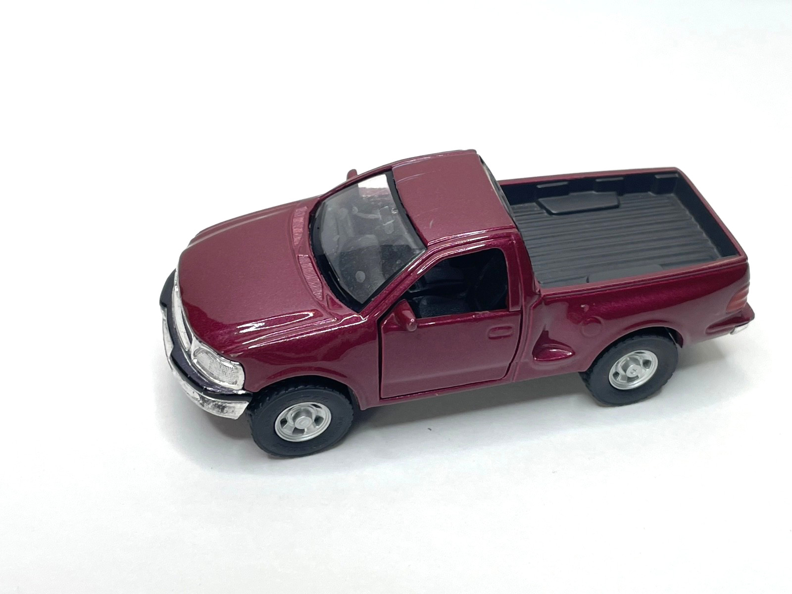 MAISTO 1998 FORD F SERIES PICKUP TRUCK 1/46 SCALE DIECAST METAL MAROON