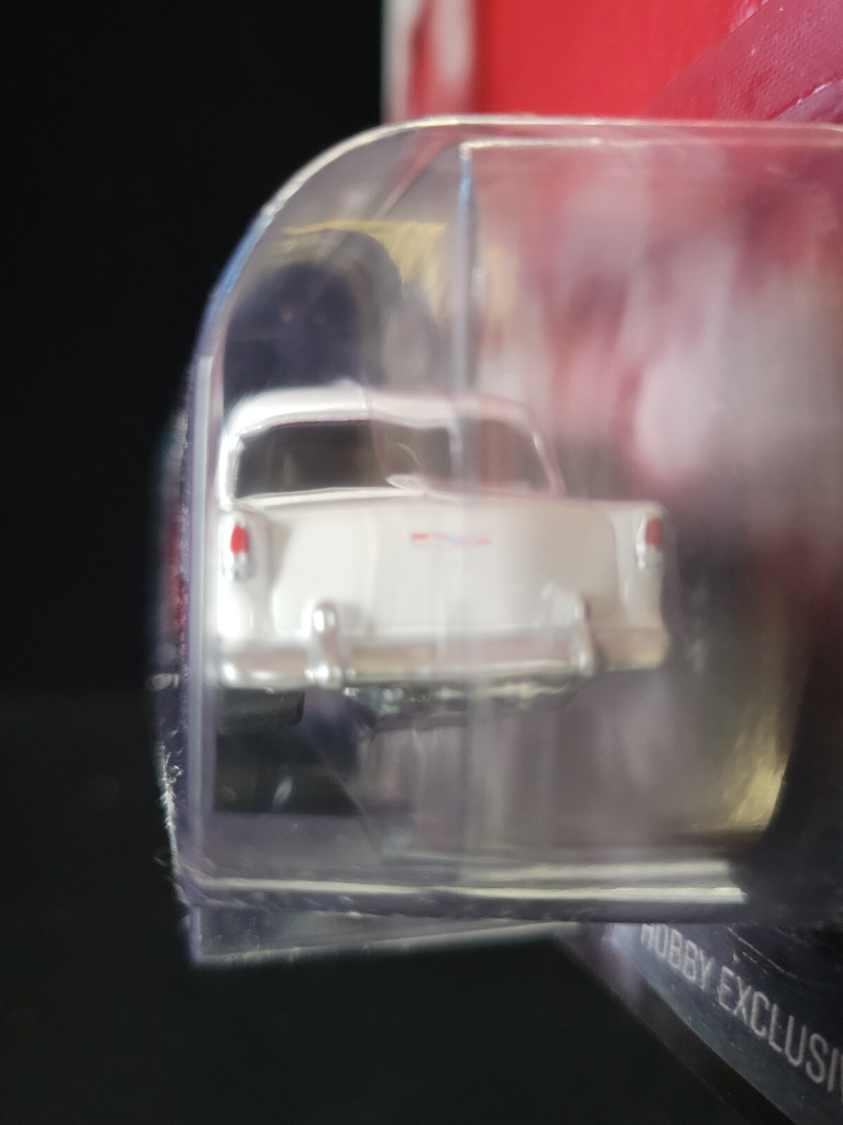 Johnny Lightning HOBBY EXCLUSIVE ’55 Chevy Bel Air 1:64 Diecast (RED/WHITE) 408