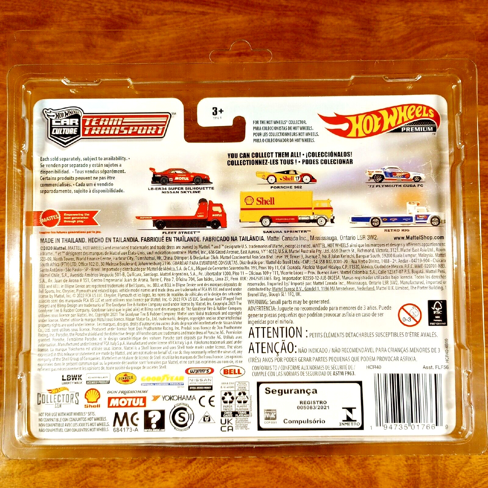 Hot Wheels Premium Car Culture Team Transport Snake 2 ’72 Plymouth Cuda F/C Rig