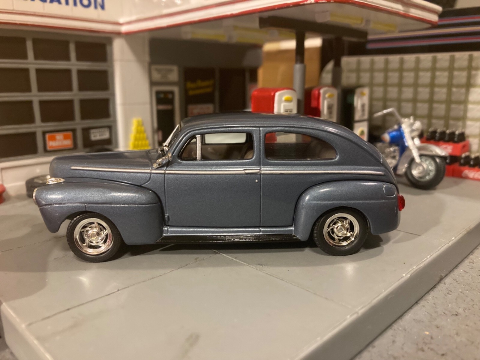 Custom 1 of a Kind 1941 Hot Rod Ford Two Door Sedan, 1/43 Scale, in Original Box