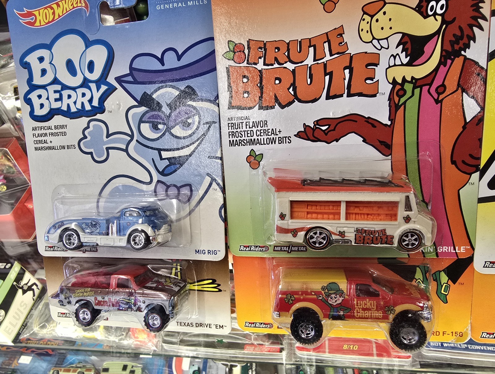 Hot Wheels Pop Culture General Mills Complete Set Trix Custom ’62 Chevy “MOC”
