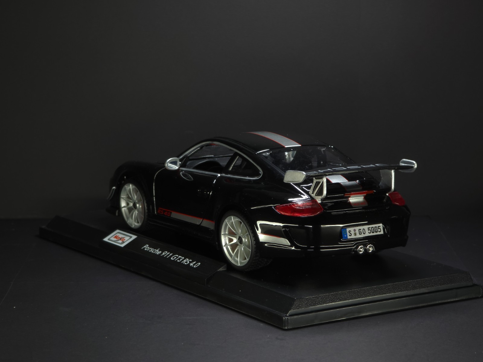 Porshe 911 GT3 RS 4.0 1:18 Maisto Exclusive Style Special Edition – Black