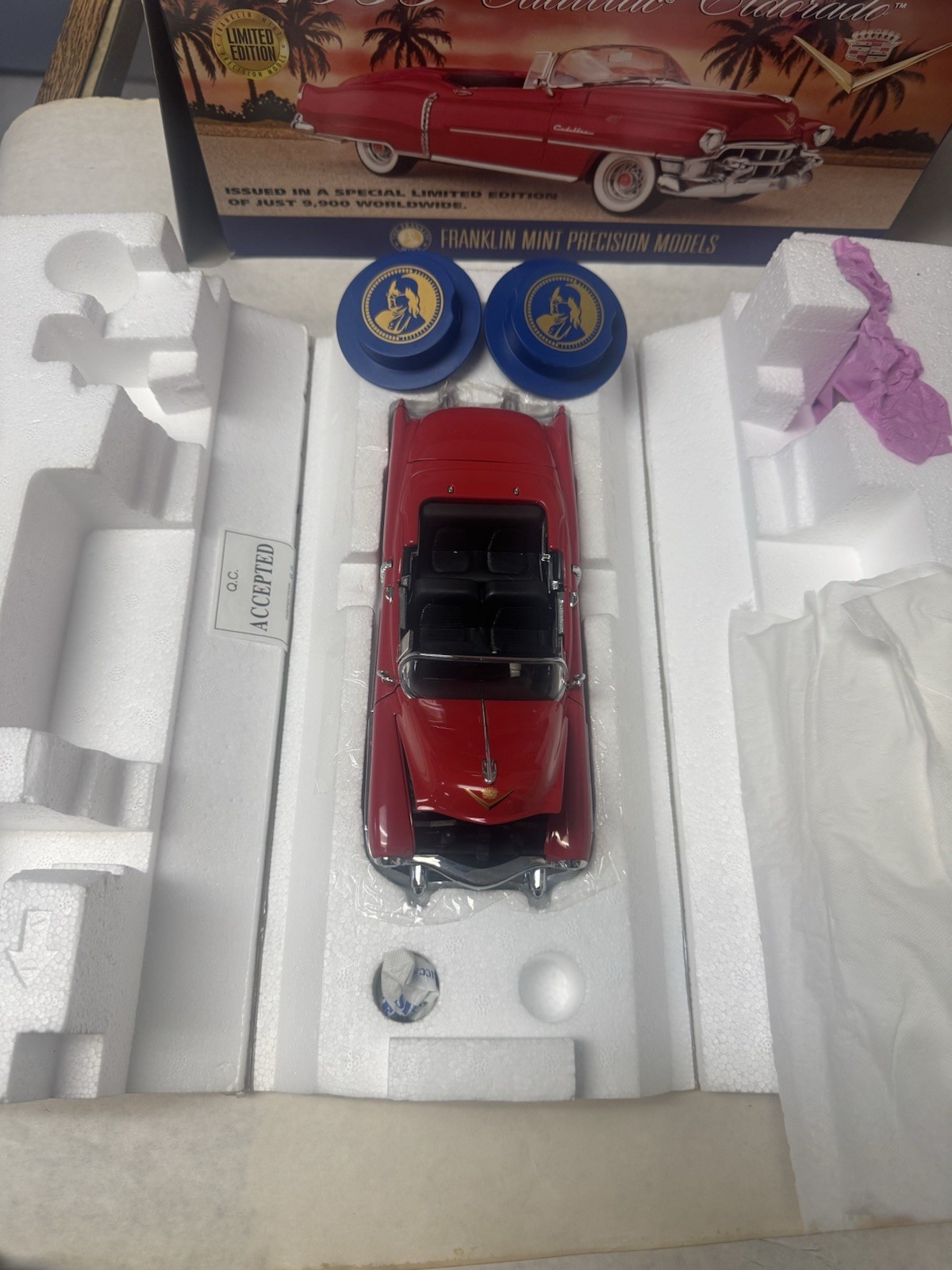 Franklin Mint 1953 Cadillac Eldorado Convertible – Limited Edition #4,907/9,900