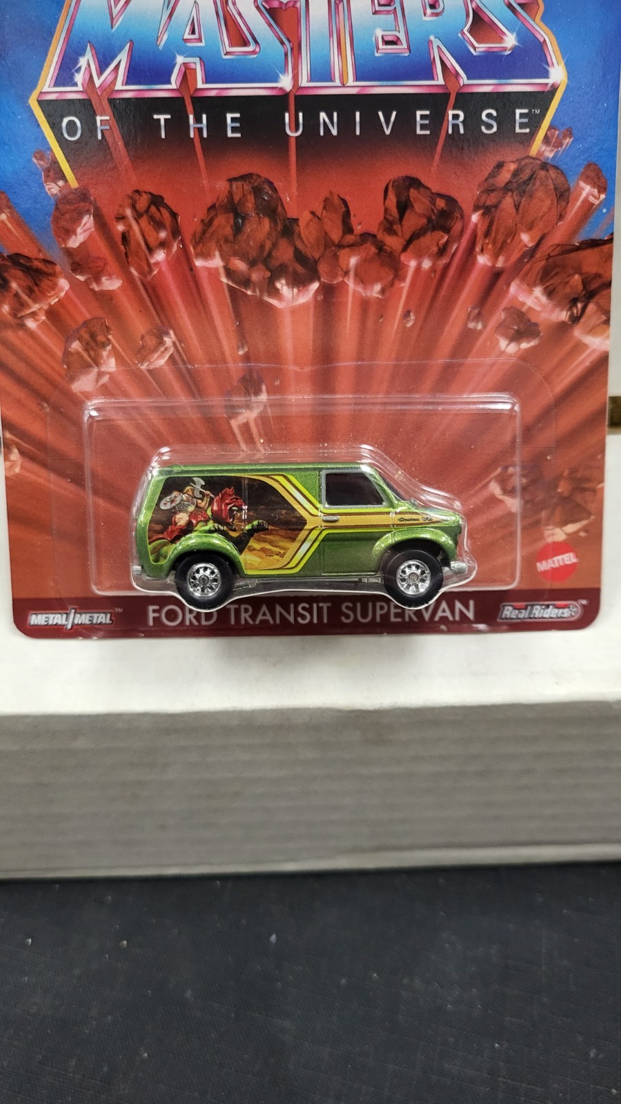 NIB 2022 FORD TRANSIT SUPERVAN MASTERS UNIVERSE HOT WHEELS PREMIUM 1/64 #3/5