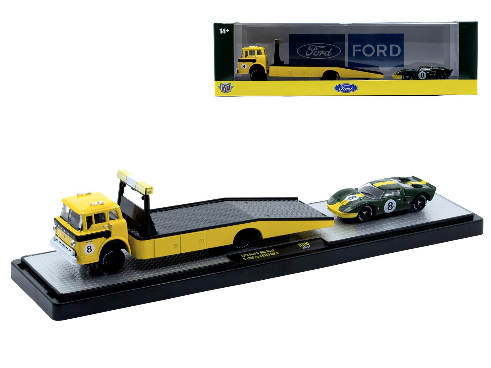 AUTO HAULERS RELEASE 100, 3 TRUCKS SET 1/64 DIECAST MODELS M2 MACHINES 36000-100