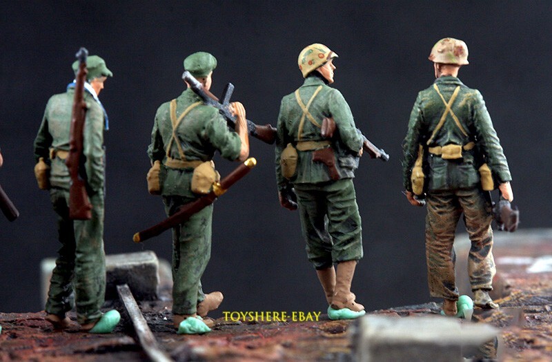 Miniature 1/72 tank soldiers figures US Troops in Saipan Battle Pacific War 9+1