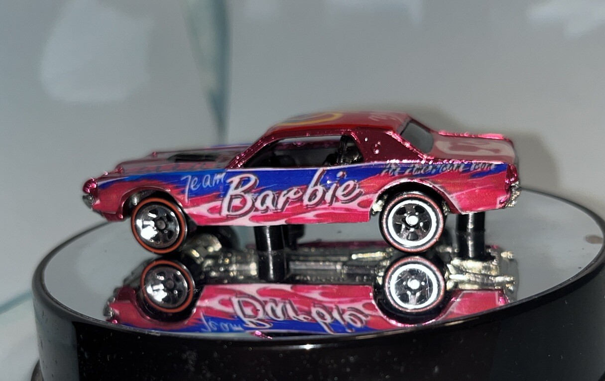 Hot Wheels 68 Cougar Barbie American Icon It’s A Custom Red Lines