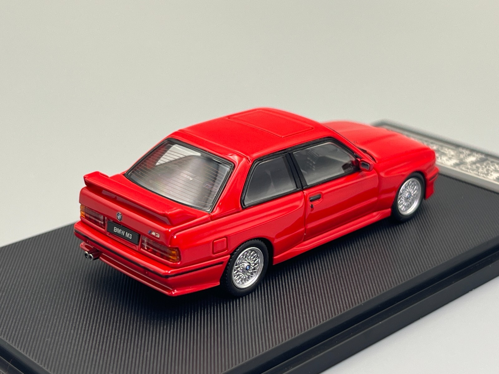 BMW E30 M3 Sport Evolution Red 1/64 scale Mortal Model with case