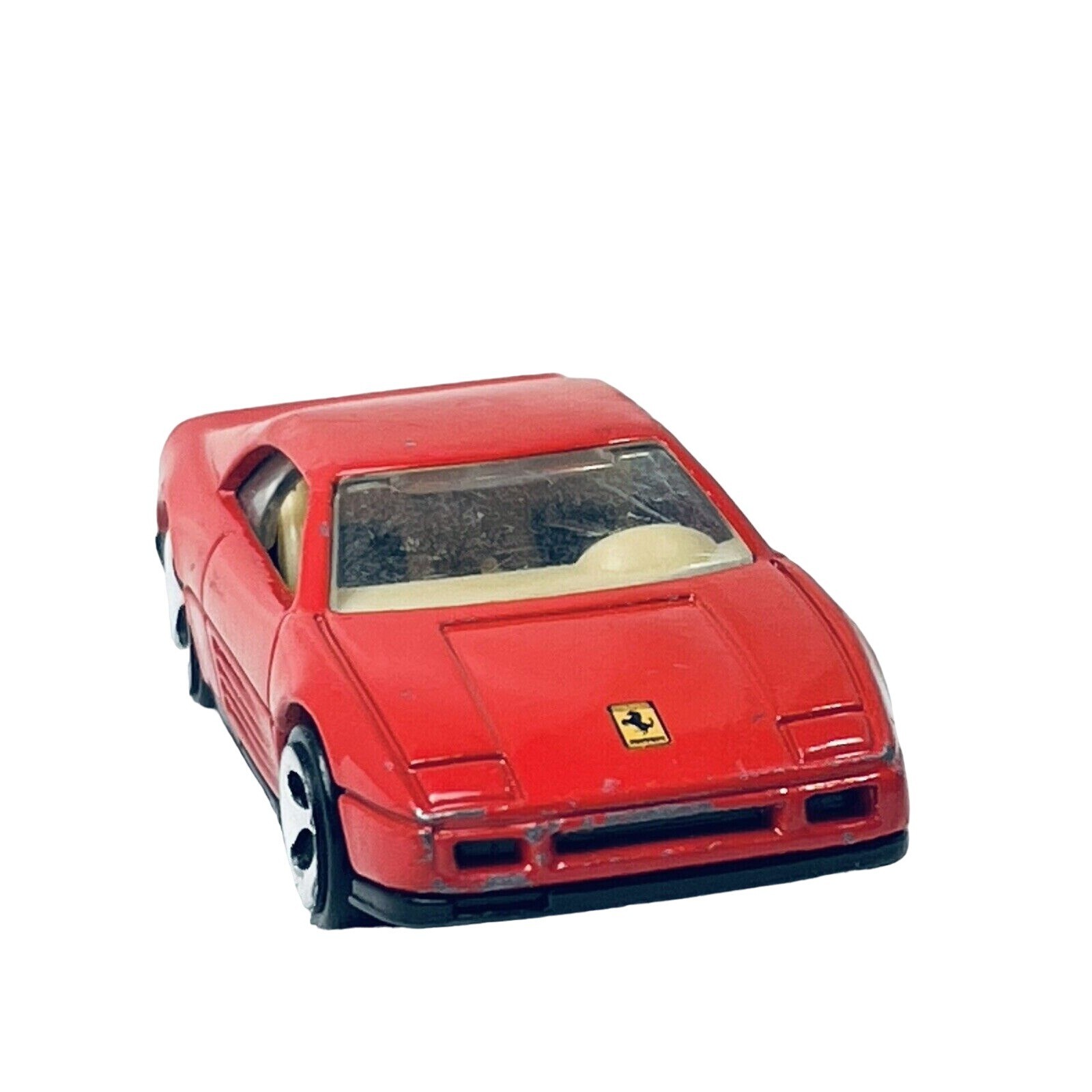 Hot Wheels 1998 Ferrari 348 – Red with Tan Interior Black 5 Dot Wheels