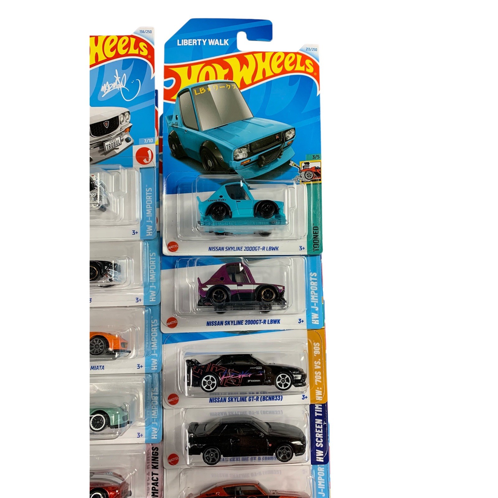 Hot Wheels BIG LOT of 50 Import Tuners Compacts Nissan Honda Acura Subaru Toyota