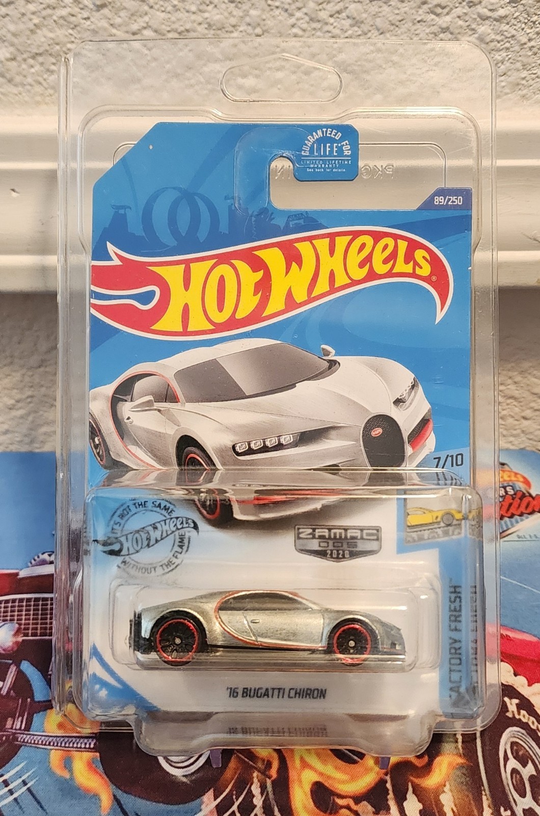 🔥 2020 Hot Wheels – ’16 Bugatti Chiron – ZAMAC🔥