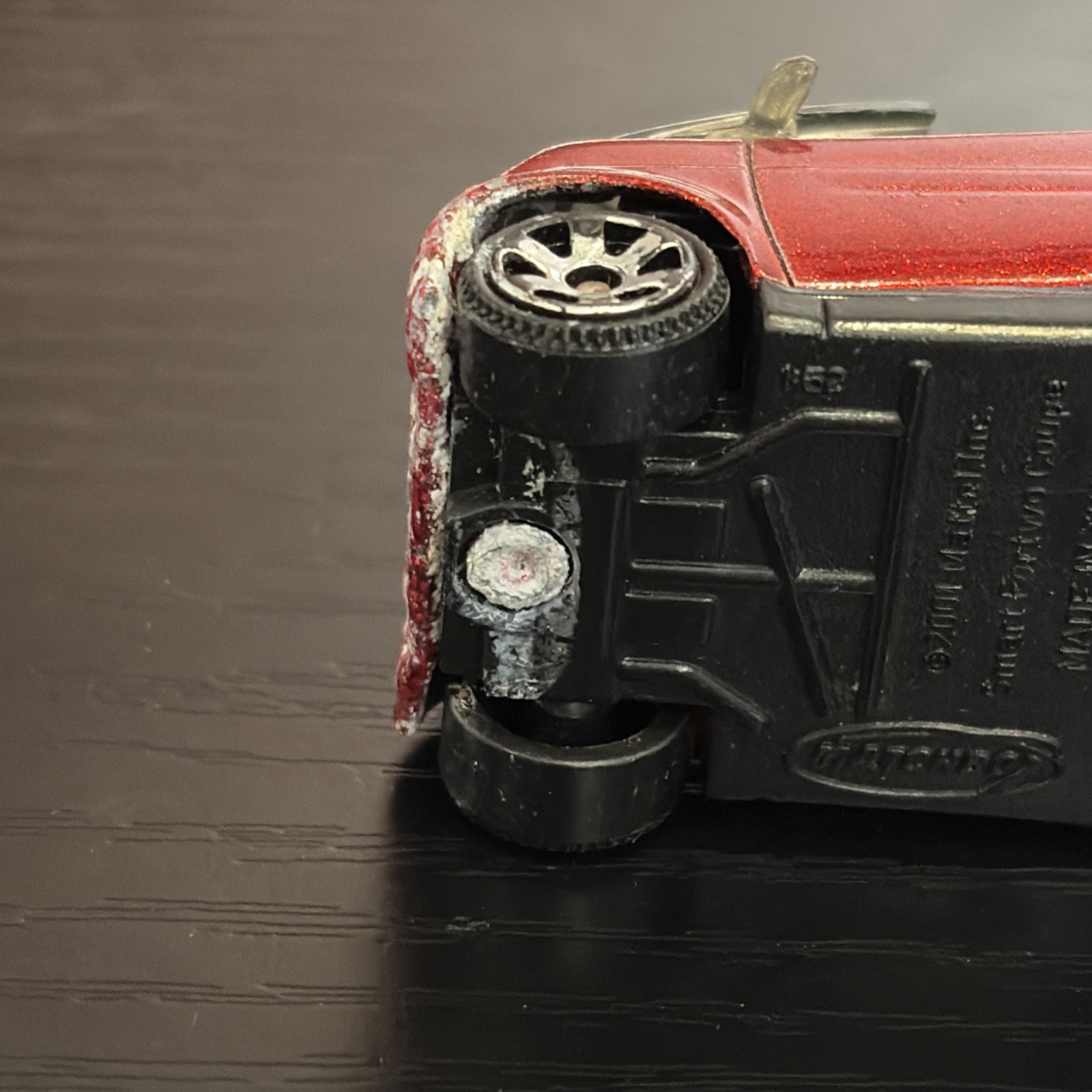 1998-2007 Smart Fortwo Coupe 1/64 Scale Diecast Diorama Model Front End Damage