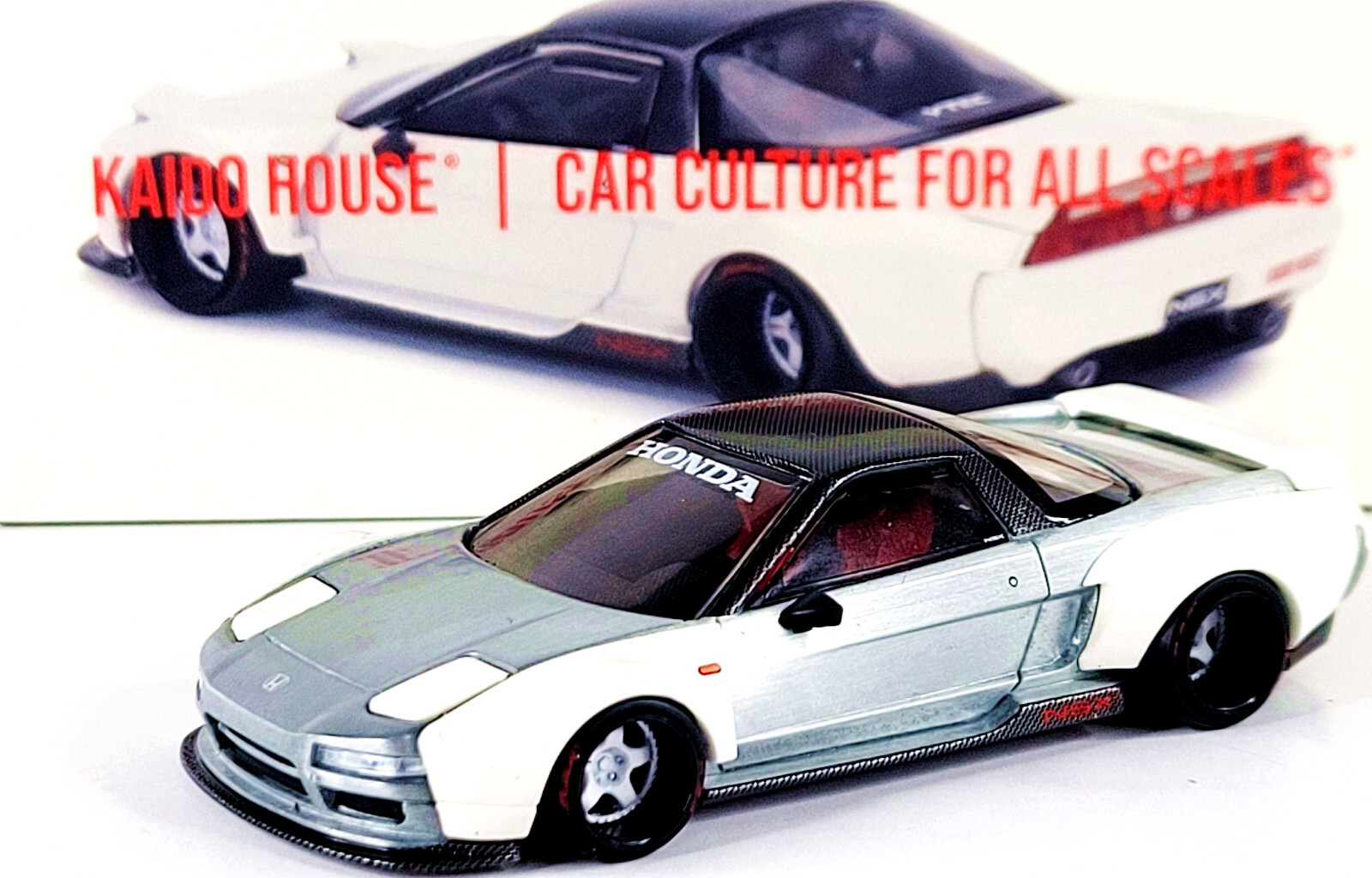 Kaido House x Mini GT Honda NSX (NA1) Kaido Works V2 KHMG148 ⬜⬛ 1/64 🏆 CHASE