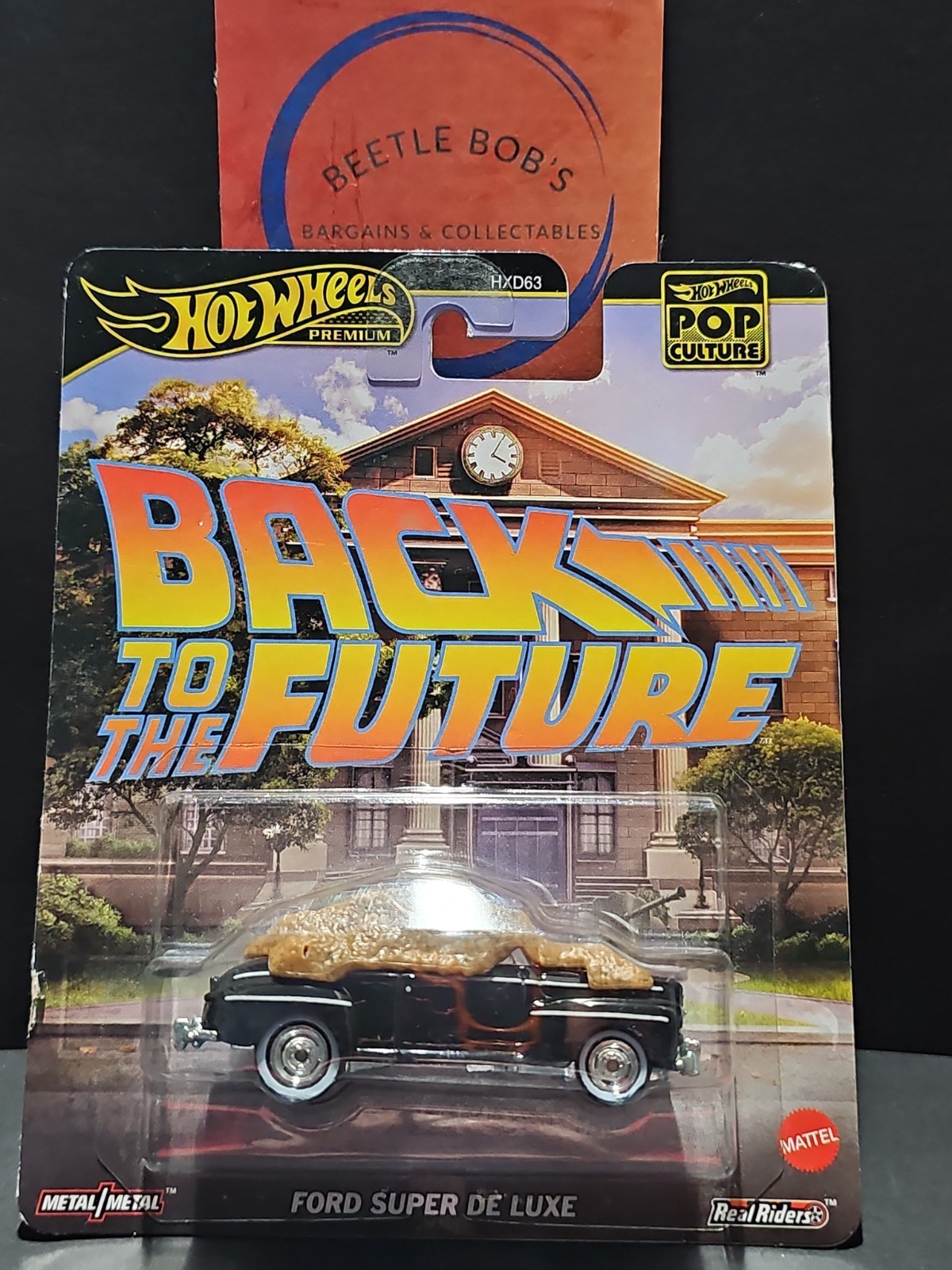 Hot Wheels Premium Back To The Future Ford Super Deluxe 💩 Car 1:64 Diecast NIP